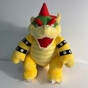 Build A Bear Super Mario Bowser Plush Toy Stuffed Animal Kids Collectible